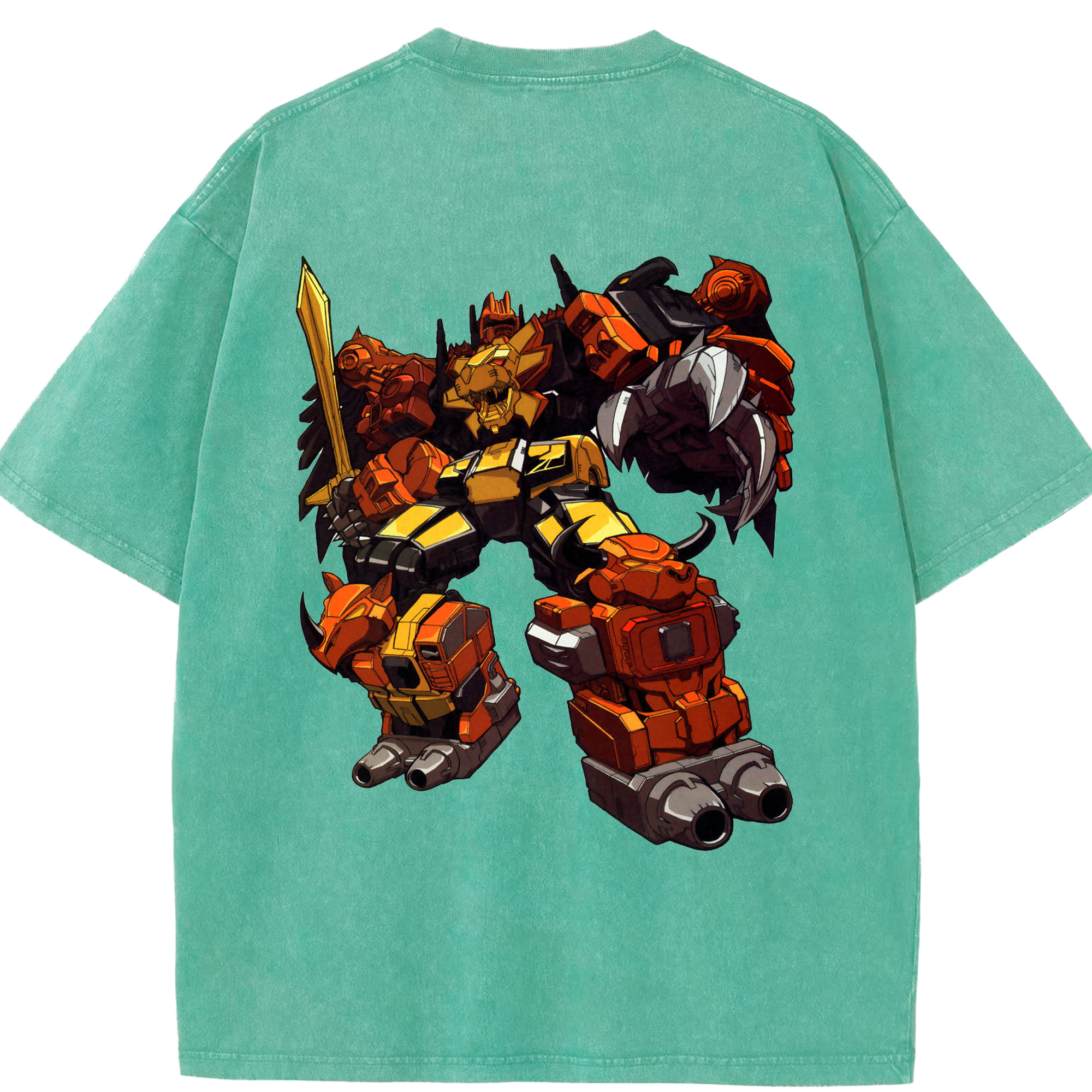 （画像用）  綿100% ヴィンテージ風 半袖Tシャツ（背面プリント）